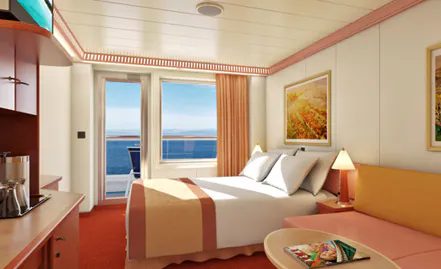 Balcony stateroom on Carnival Glory