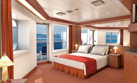Suite stateroom on Carnival Glory